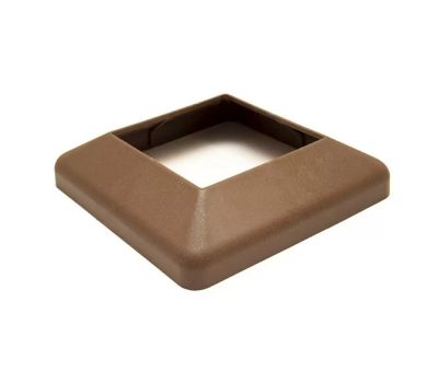 Крышка нижняя ПВХ для столба 100х100 Шоколад от производителя  Deckart (Россия) по цене 293 р