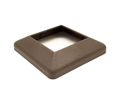 Крышка нижняя ПВХ для столба 100х100 Венге от производителя  Deckart (Россия) по цене 293 р