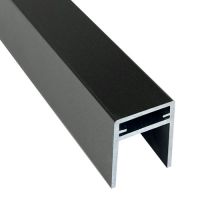 П-профиль алюминиевый 35x25 Чёрное дерево П-профиль алюминиевый 35x25 Чёрное дерево