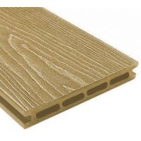 Террасная доска ДПК универсальная шовная с тиснением Кедр Террасная доска ДПК универсальная шовная с тиснением Кедр