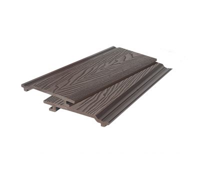 Фасадная доска ДПК 3D WOOD Тёмно-коричневый от производителя  Polivan Group по цене 590 р