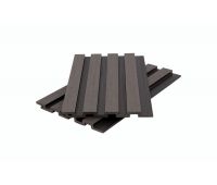 Стеновая панель брусковая из ДПК CO-EX MIX Grey dark