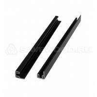 Стартовый профиль ДПК — SW Padus Чёрный Стартовый профиль ДПК — SW Padus Чёрный