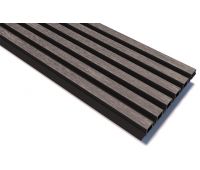 Реечные панели Lines Ultra Smoke gray