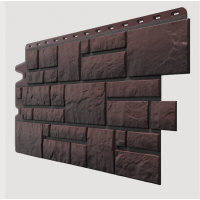 Фасадные панели (цокольный сайдинг) , Burg (камень), Schwarzburg Тёмный Фасадные панели (цокольный сайдинг) , Burg (камень), Schwarzburg Тёмный
