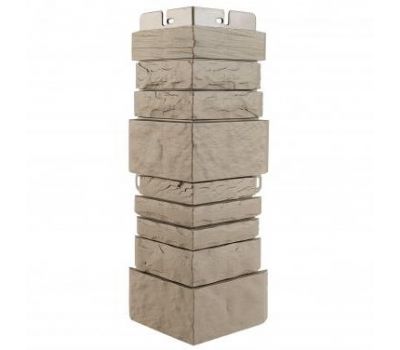 Угол наружный Скалистый камень ЭКО Бежевый от производителя  Альта-профиль по цене 550 р