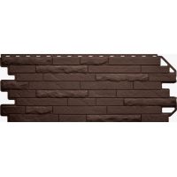 Фасадные панели (цокольный сайдинг) Кирпич антик ЭКО Коричневый Фасадные панели (цокольный сайдинг) Кирпич антик ЭКО Коричневый