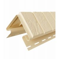 Угол наружный для цокольного сайдинга Кирпич Славянка Шампань Угол наружный для цокольного сайдинга Кирпич Славянка Шампань