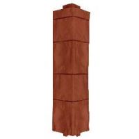 Угол наружный для Цокольного сайдинга Терракот