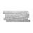 Фасадные панели (цокольный сайдинг) коллекция камень дикий - Мелованный белый