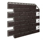 Фасадные панели Кирпич Баварский - Тёмно- коричневый Фасадные панели Кирпич Баварский - Тёмно- коричневый