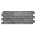 Фасадные панели (цокольный сайдинг) Кирпич Клинкерный 3D Бежево-Серый от производителя  Fineber по цене 520 р