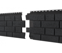 Фасадная панель Стоун Хаус S-Lock Клинкер Нордик Графитовый Фасадная панель Стоун Хаус S-Lock Клинкер Нордик Графитовый