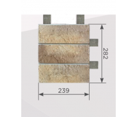 Наличник Обрамление высотой 3 кирпича Индиго