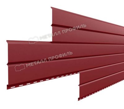 Металлический сайдинг Lбрус-15х240 (ПЭ-01-3011-0.45) Коричнево-красный от производителя  Металл Профиль по цене 745 р