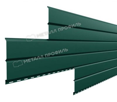 Металлический сайдинг Lбрус-15х240 (VikingMP-01-6005-0.45) Зеленый мох от производителя  Металл Профиль по цене 704 р