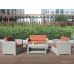 Уличный диваны и кресла Rattan Premium 4 Венге. Подушки оранжевые от производителя  Rattan по цене 81 000 р
