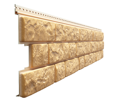 Фасадные панели - серия LUX BERGART под камень Пекан от производителя  Docke по цене 410 р