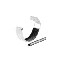 Соединитель желоба с резиновым уплотнителем RR 20 Мраморно-белый 125/90 Соединитель желоба с резиновым уплотнителем RR 20 Мраморно-белый 125/90