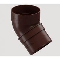 Колено трубы 45° Тёмно-коричневый Колено трубы 45° Тёмно-коричневый