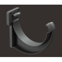 Кронштейн желоба пластик Lux ПВХ Графит