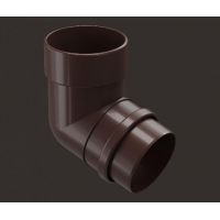 Колено трубы 72° Шоколад Колено трубы 72° Шоколад
