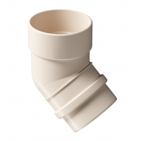 Колено 45˚ Lux ПВХ Латте Колено 45˚ Lux ПВХ Латте